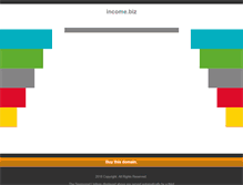 Tablet Screenshot of income.biz